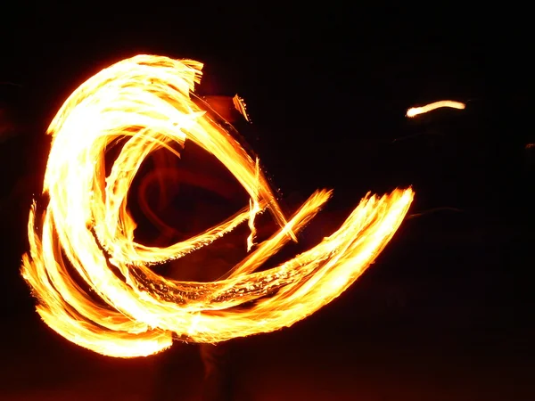 火の尻尾 — ストック写真