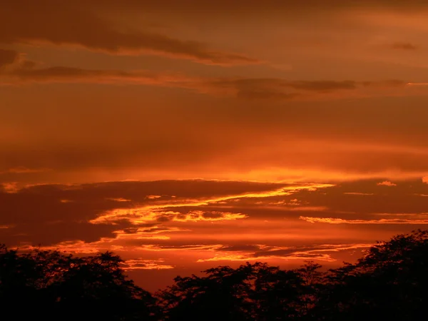 Amazing zonsondergang — Stockfoto