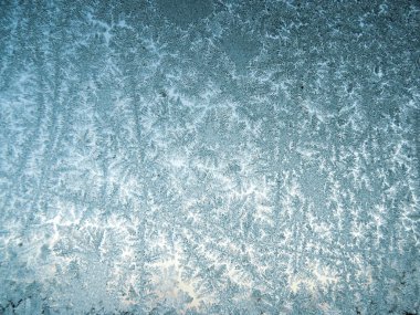 Hoarfrost on glass clipart