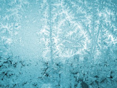 Hoarfrost on glass clipart