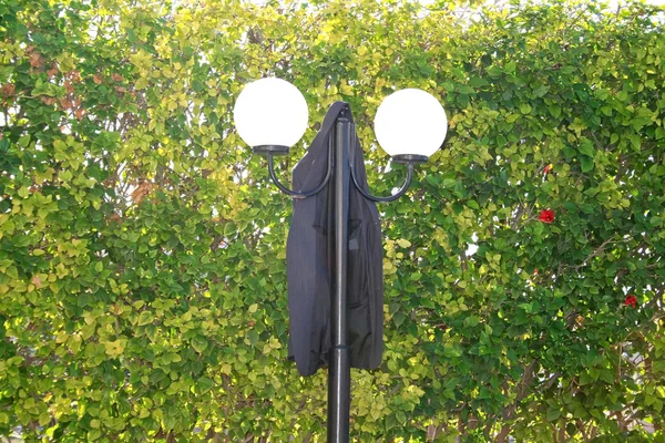 Anzug auf der Lampe — Stockfoto