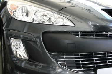 Car headlights clipart