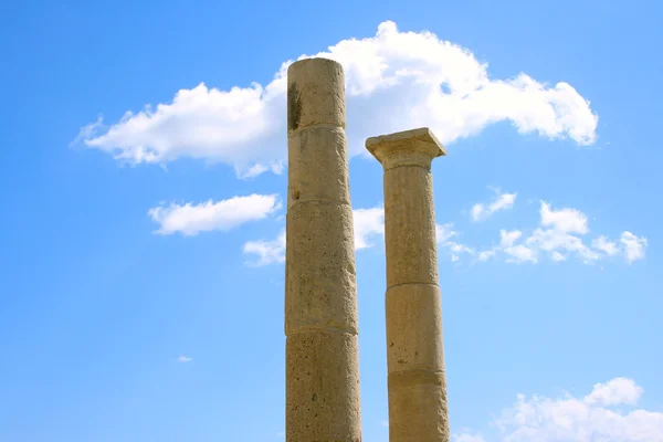 Apollo templet kolumner av amathus — Stockfoto