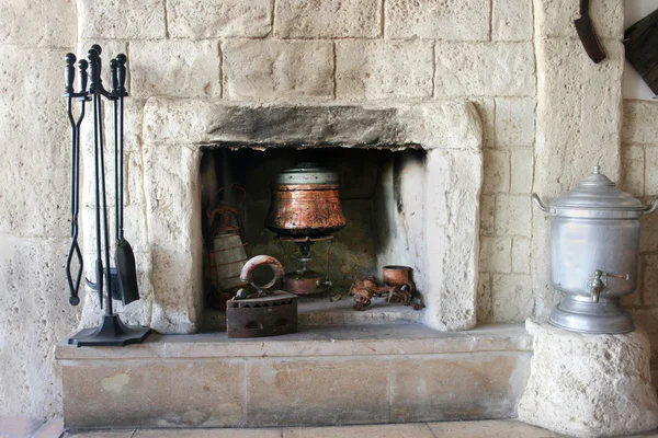 古い家の暖炉 — ストック写真