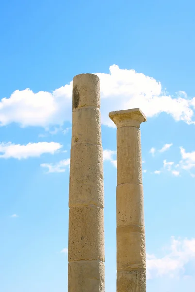Apollo tempel kolommen bij amathus — Stockfoto