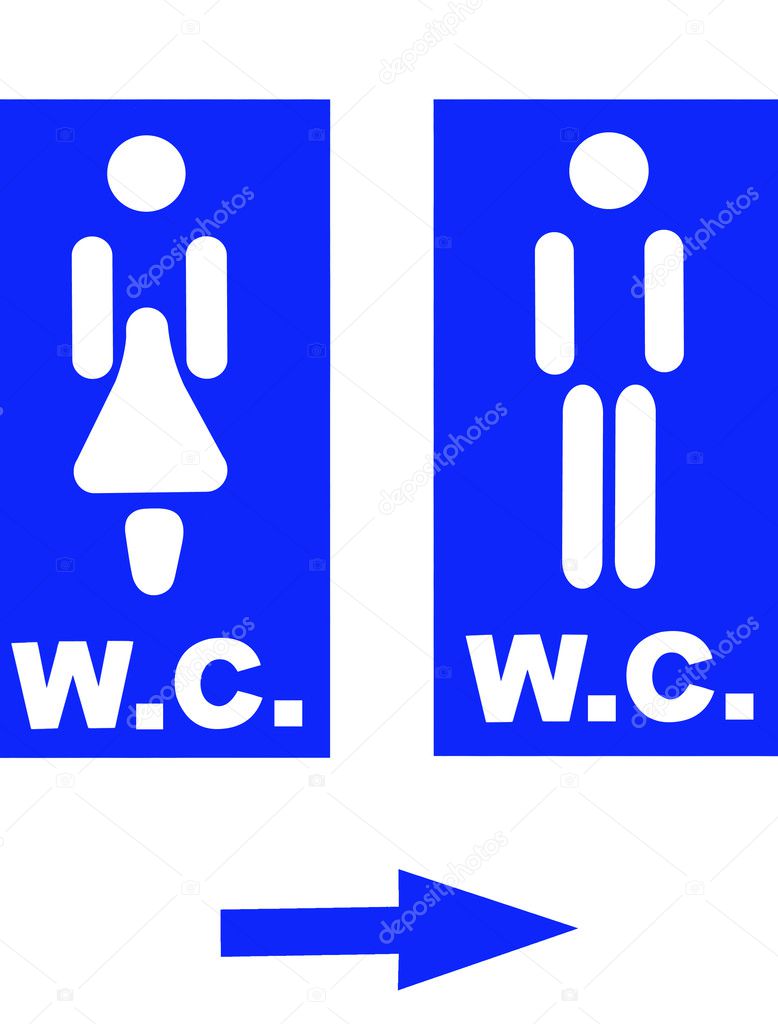 Restroom signs — Stock Photo © ruzanna #1491725