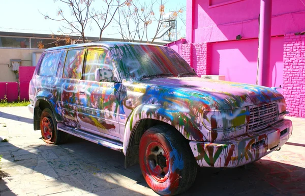 Carro colorido — Fotografia de Stock
