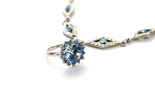 Prsten a náhrdelník — Stock fotografie