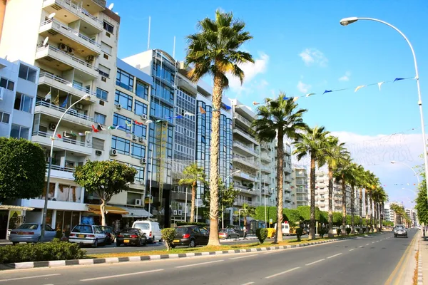 Strada Limassol Immagine Stock