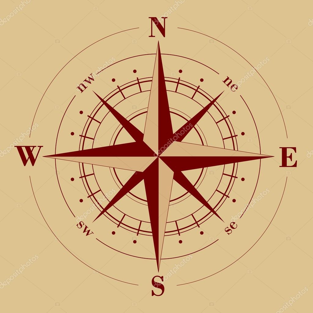 Compass Rose — Stock Vector © Makhnach 1020398 0632