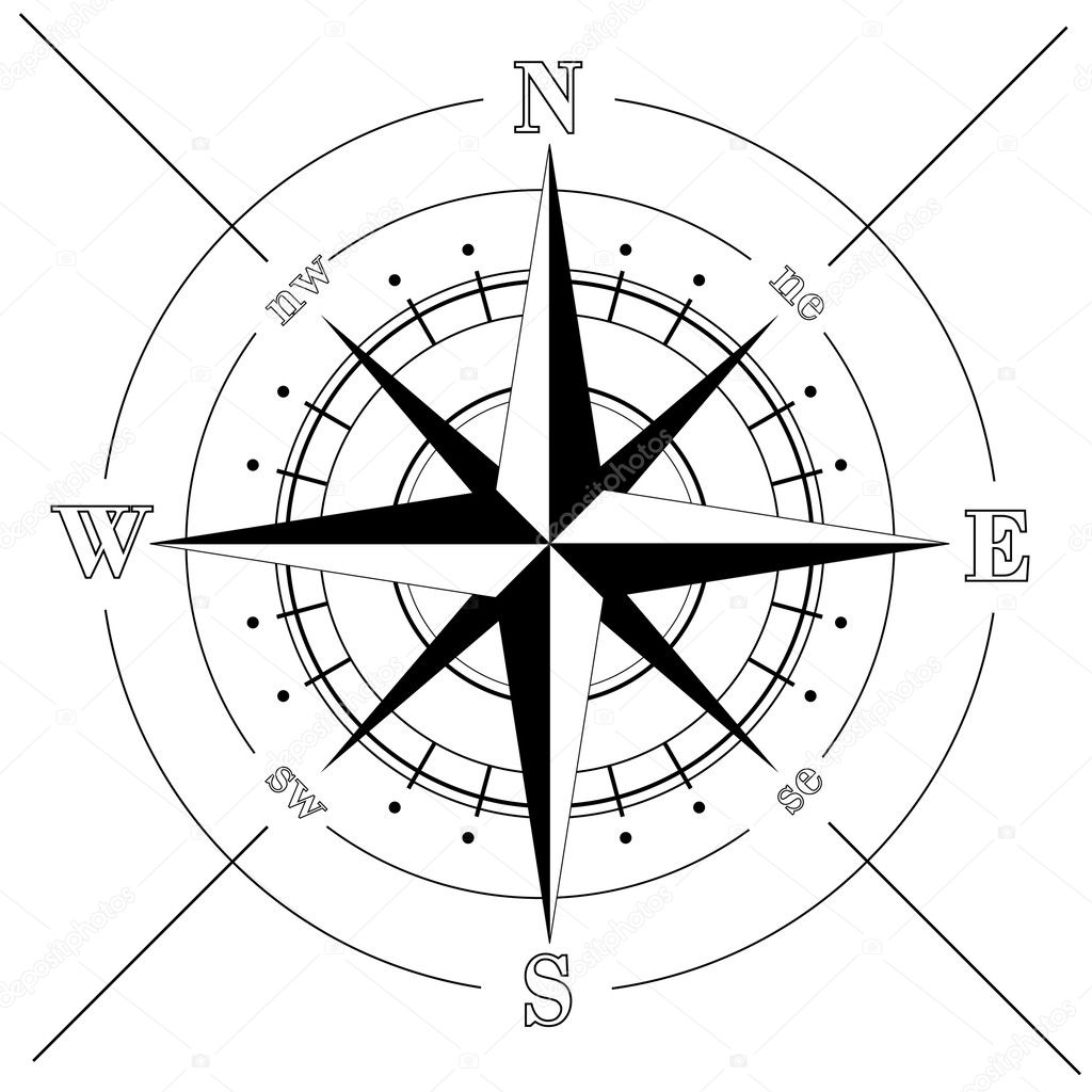 Compass Rose — Stock Vector © Makhnach 1021262 7245
