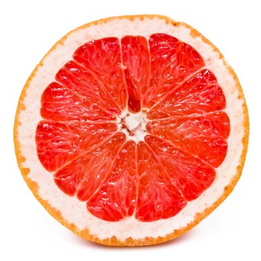 grapefruit isolated on white background. clipping path 