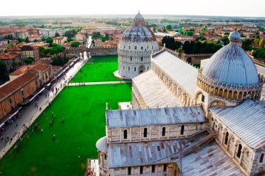 the view from the top of the st. mark 's basilica in venice, italy 