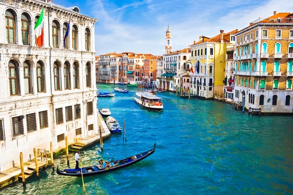 Grand Canal Church Santa Maria Della Salute Venice Italy — Stockfoto