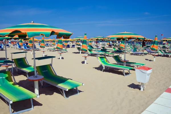 Strandstoelen Aan Zee — Stockfoto