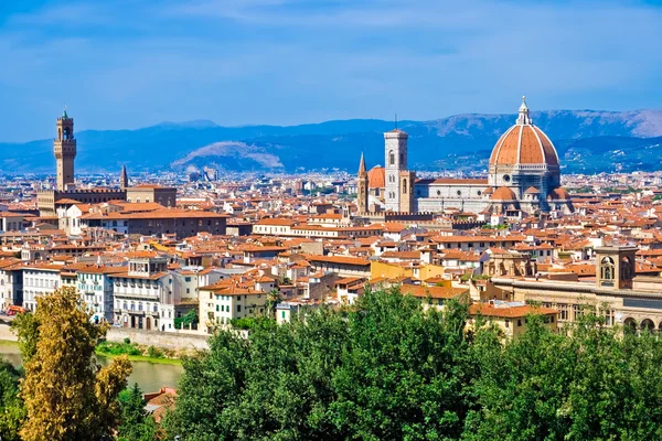 Uitzicht Florentie Italië Stockafbeelding