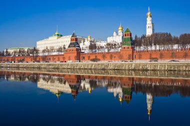 Moscow capital of Russia clipart
