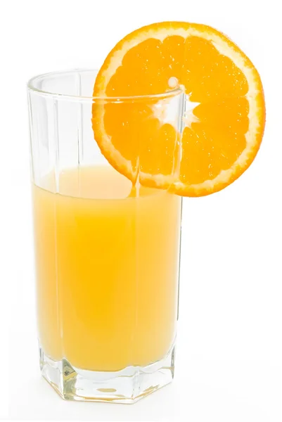stock image Glass of orange juice
