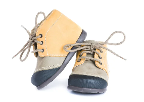 Untied baby shoe — Stock Photo, Image