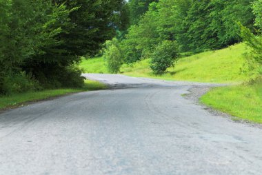 boş kırsal yol