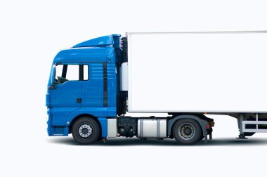 truck for transportation of goods and services.  clipart