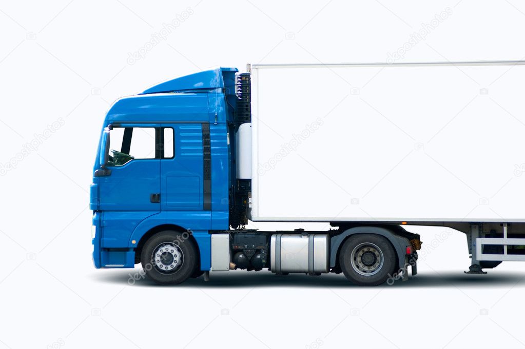 truck for transportation of goods and services. 
