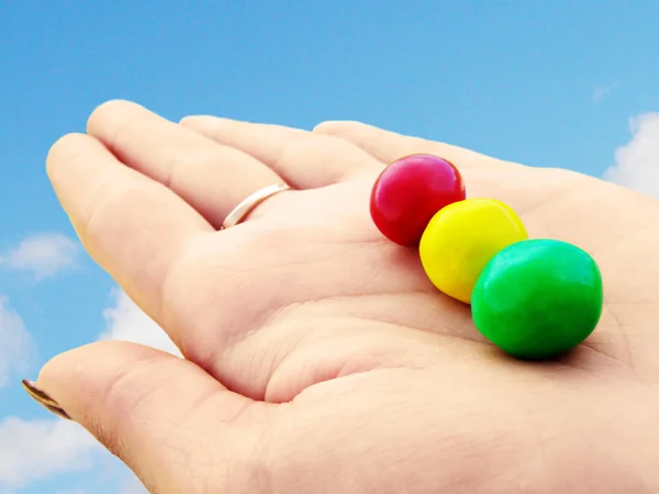 stock image Varicoloured chocolate sweetmeats