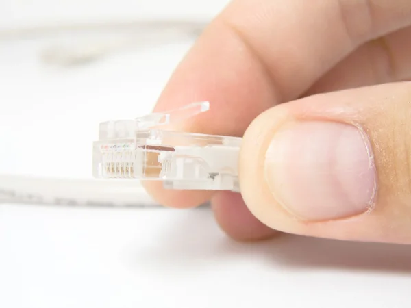 Širokopásmové kabelové připojení — Stock fotografie