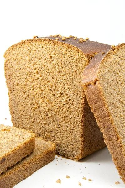 Brunt brød – stockfoto