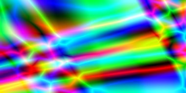 abstract bright background of multicolored glowing neon lines  clipart