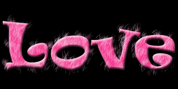 Pink Colour Love Illustration — Stock Photo, Image