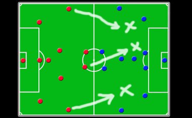 Soccer coach board clipart