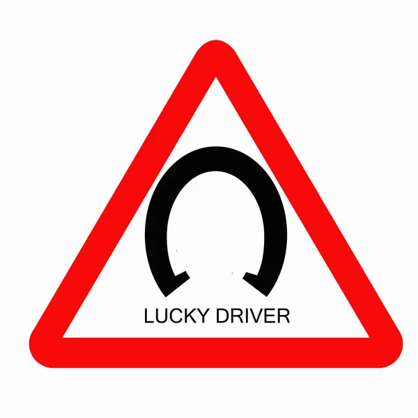 Lucky driver — Stock Photo, Image