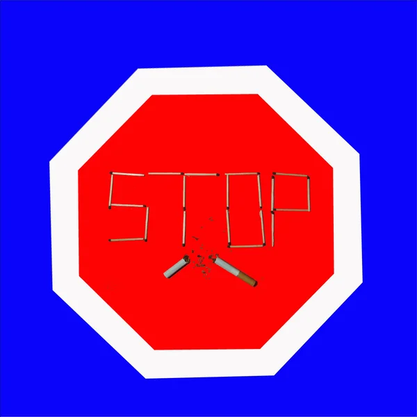 Stop smoking sign — Stock Photo, Image