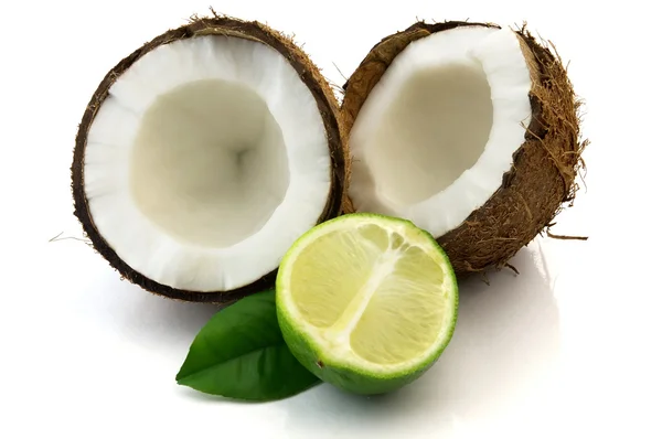 Kalk en cocos — Stockfoto