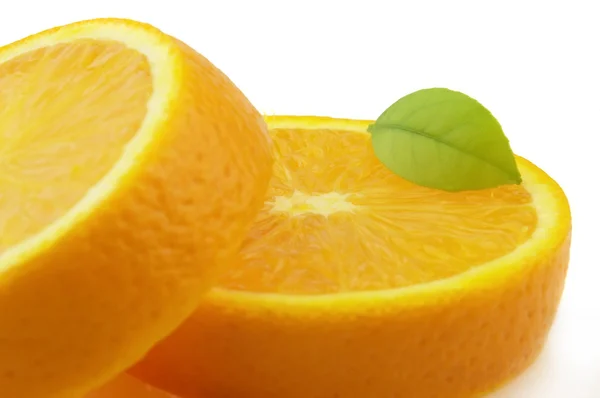 Portakal kesilmiş — Stok fotoğraf