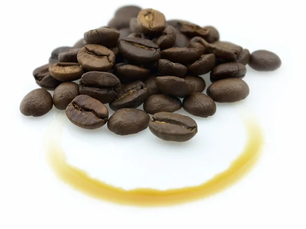Zwarte koffie — Stockfoto