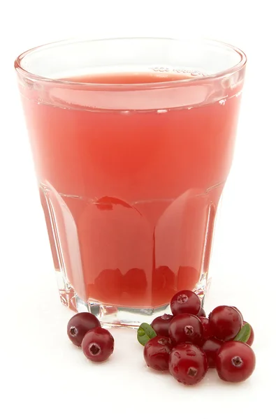 Juice with cranberry — Stock Photo, Image