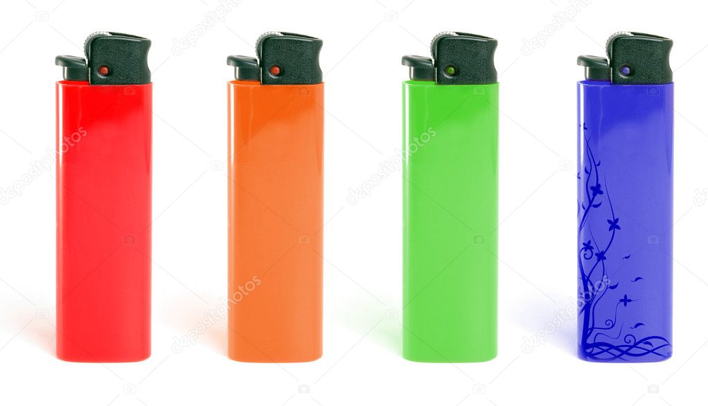 Multi Colored Cigarette Lighters