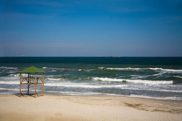 Пустой пляж — стоковое фото