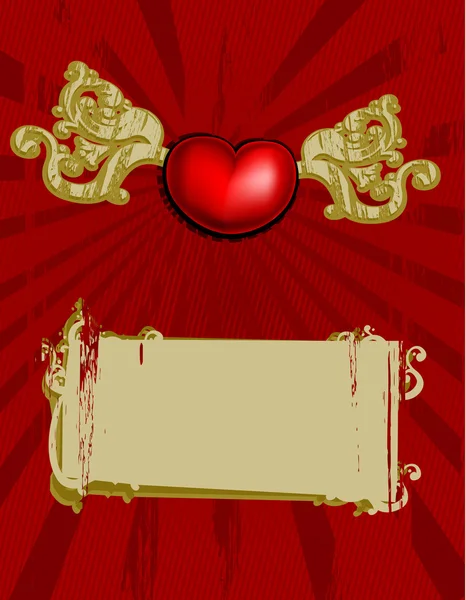 Cartão Dia dos Namorados — Fotografia de Stock