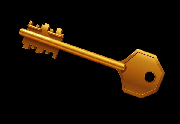 Ilustração de uma chave — Fotografia de Stock