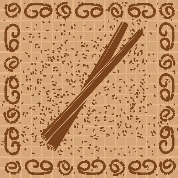 Illustration of cinnamon sticks — Stock Photo, Image