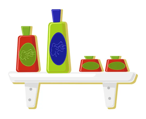 Illustration of perfume bottles — Stock Photo, Image