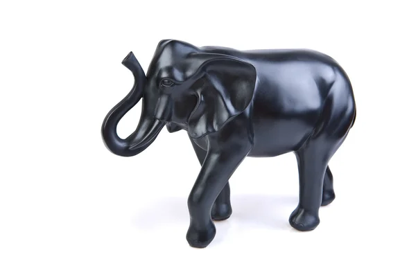 Eine Figur des Elefanten isoliert — Stockfoto