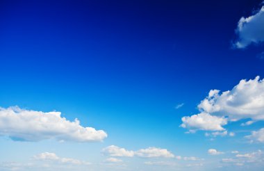 Closeup beautiful cloudy blue sky clipart