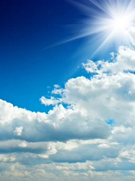 Céu bonito com nuvens Imagem De Stock