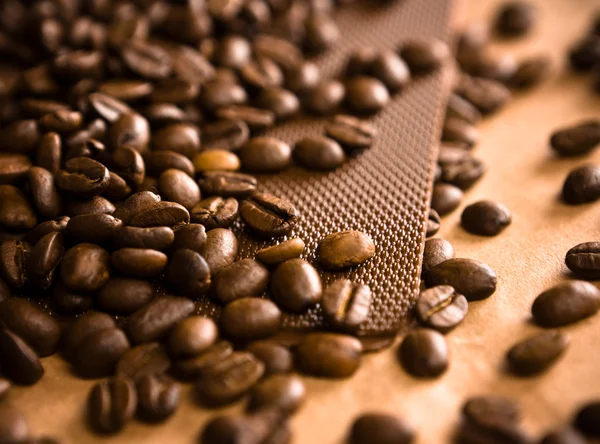 Kaffeehintergrund abstrakt — Stockfoto