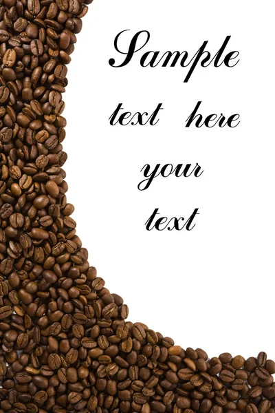 stock image Coffee frame isolated