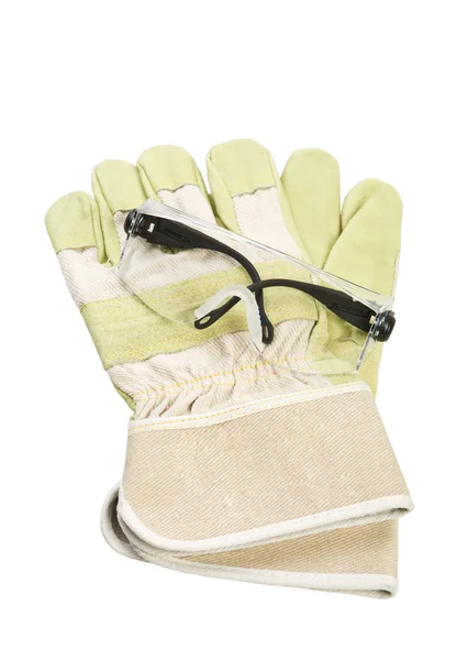 Gloves and glasses — Stock Photo, Image